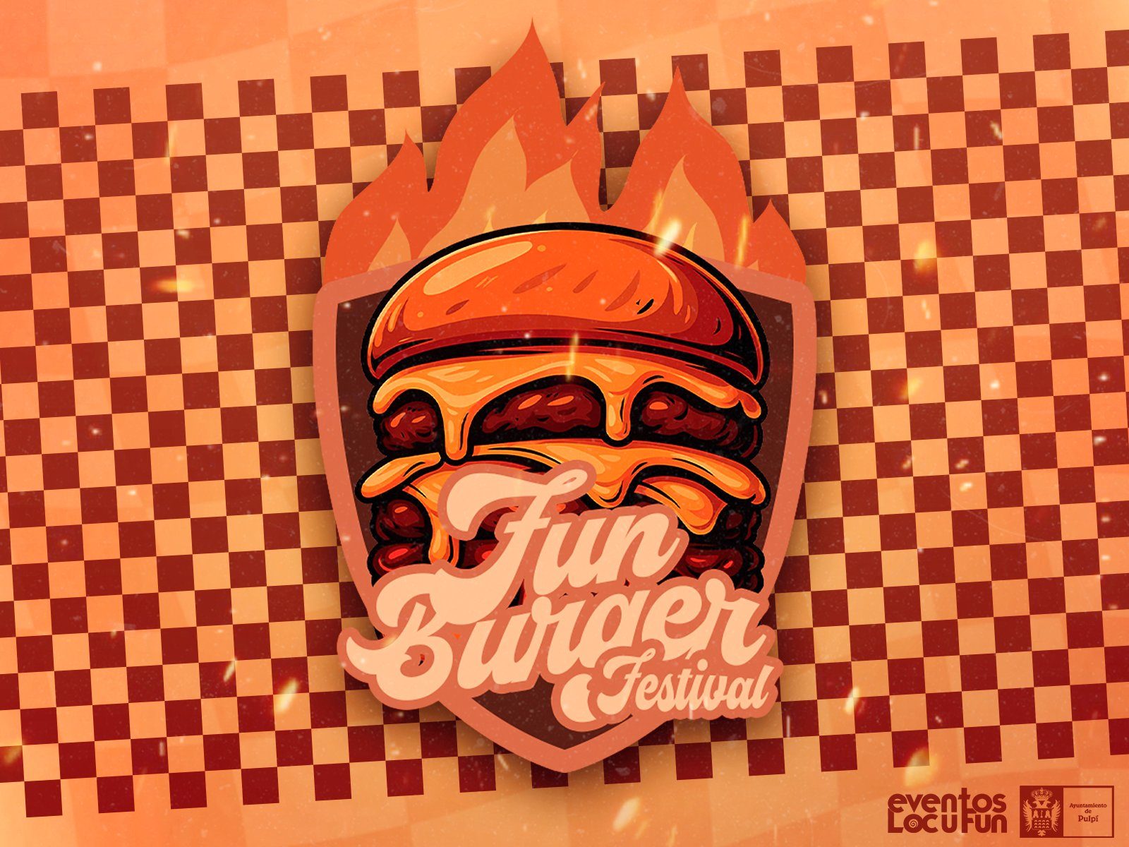 Fun Burger Festival — Identidad visual evento gastronómico Eventos LocuFun Pulpí